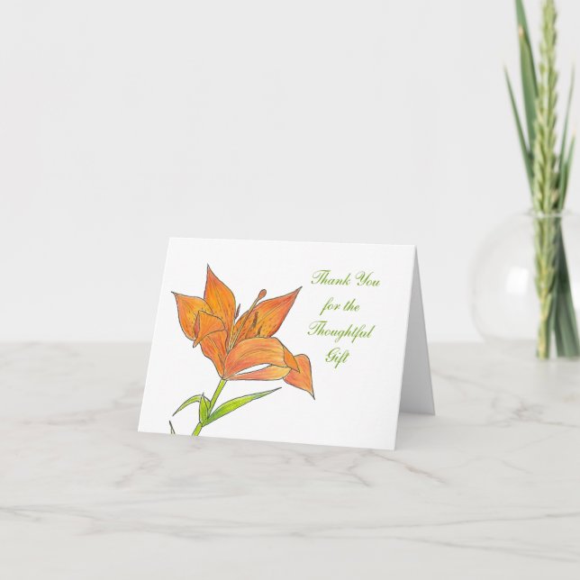 Cartões de agradecimentos do presente (Frente)