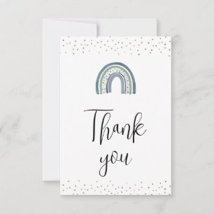 Cartões de agradecimentos do Rainbow Baby Boy