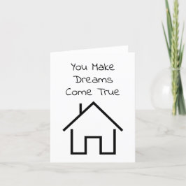 Cartões de agradecimentos do Realtor