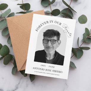 Cartões de agradecimentos Do Serviço Memorial Impr