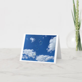 Cartões de agradecimentos dobrado