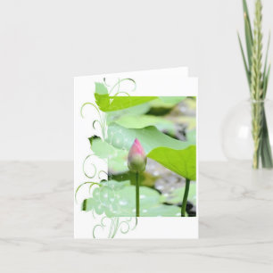 Cartões de agradecimentos dobrado