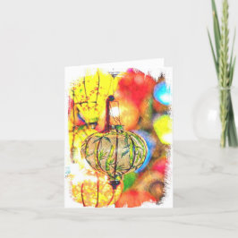 Cartões de agradecimentos dobrado