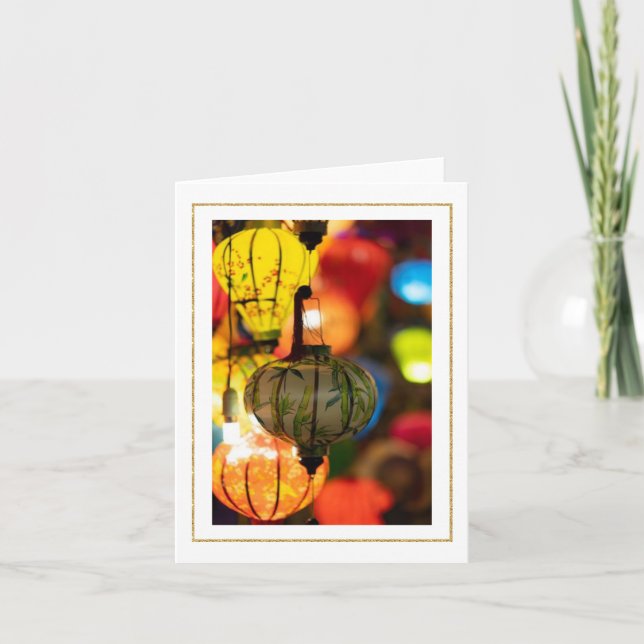 Cartões de agradecimentos dobrado (Frente)