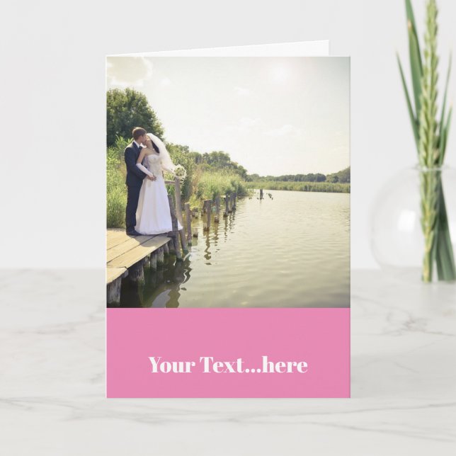 Cartões de agradecimentos dobrado (Frente)