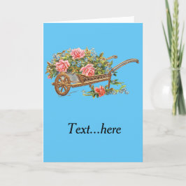 Cartões de agradecimentos dobrado