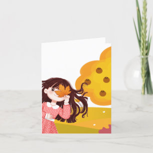 Cartões de agradecimentos dobrado