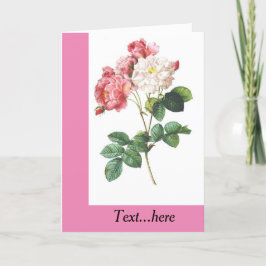 Cartões de agradecimentos dobrado