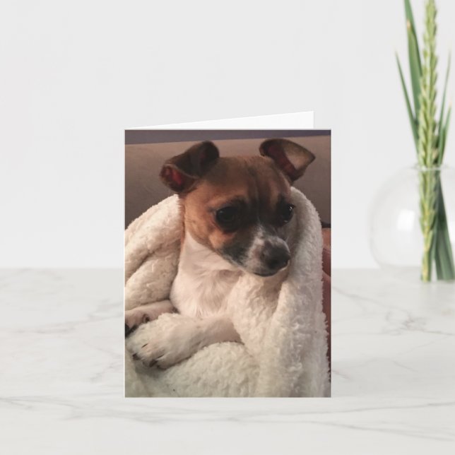 Cartões de agradecimentos dobrado (Frente)