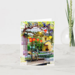 Cartões de agradecimentos dobrado