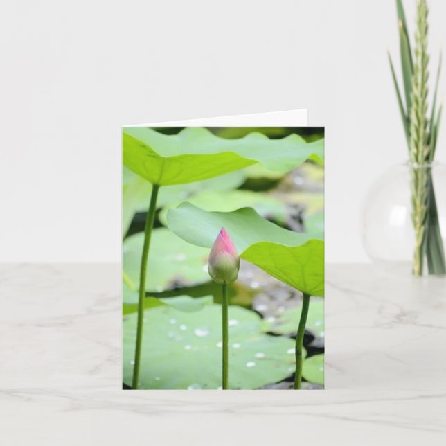 Cartões de agradecimentos dobrado (Frente)