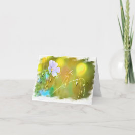 Cartões de agradecimentos dobrado