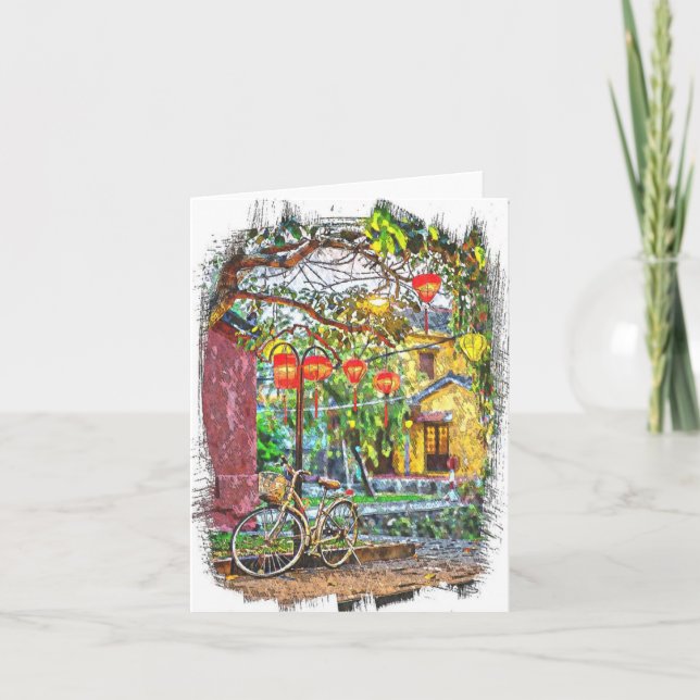 Cartões de agradecimentos dobrado (Frente)