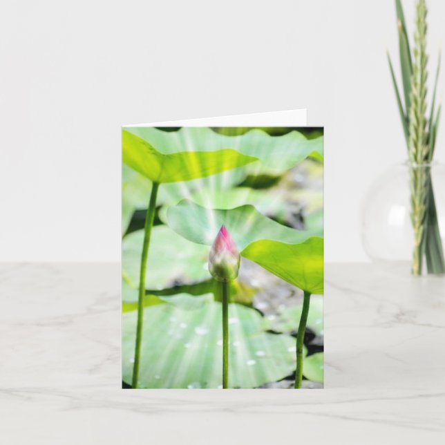 Cartões de agradecimentos dobrado (Frente)