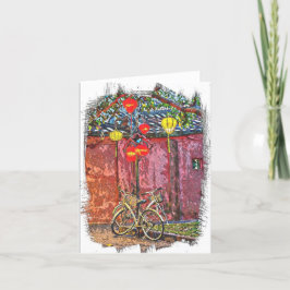 Cartões de agradecimentos dobrado