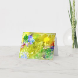 Cartões de agradecimentos dobrado