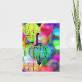 Cartões de agradecimentos dobrado