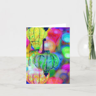 Cartões de agradecimentos dobrado