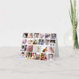 Cartões de agradecimentos dobrado