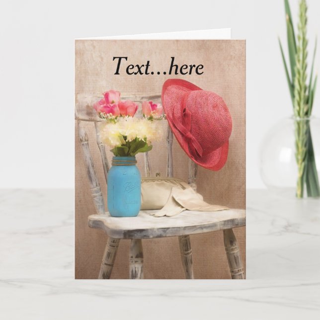 Cartões de agradecimentos dobrado (Frente)