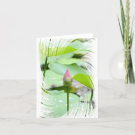 Cartões de agradecimentos dobrado