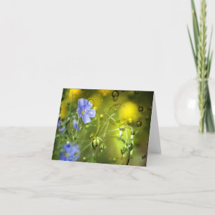 Cartões de agradecimentos dobrado