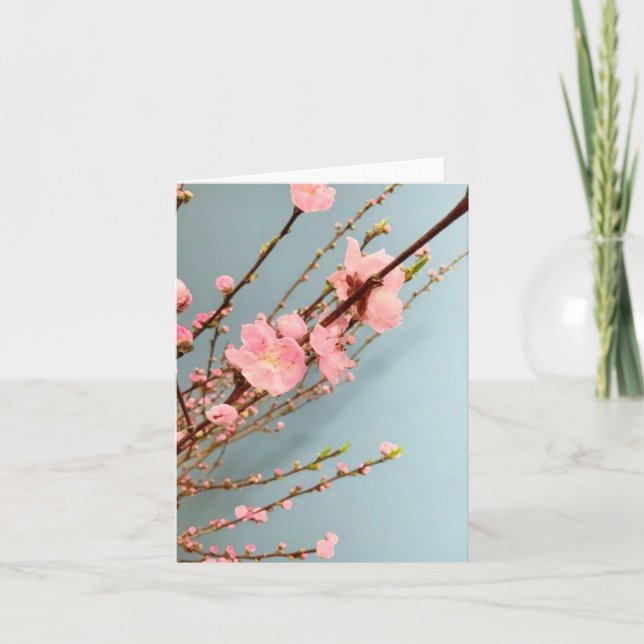 Cartões de agradecimentos dobrado (Frente)