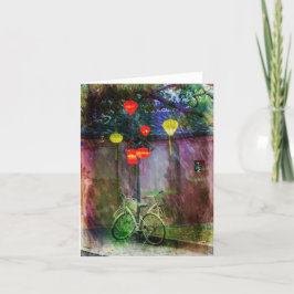 Cartões de agradecimentos dobrado