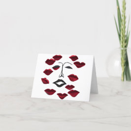 Cartões de agradecimentos dobrado