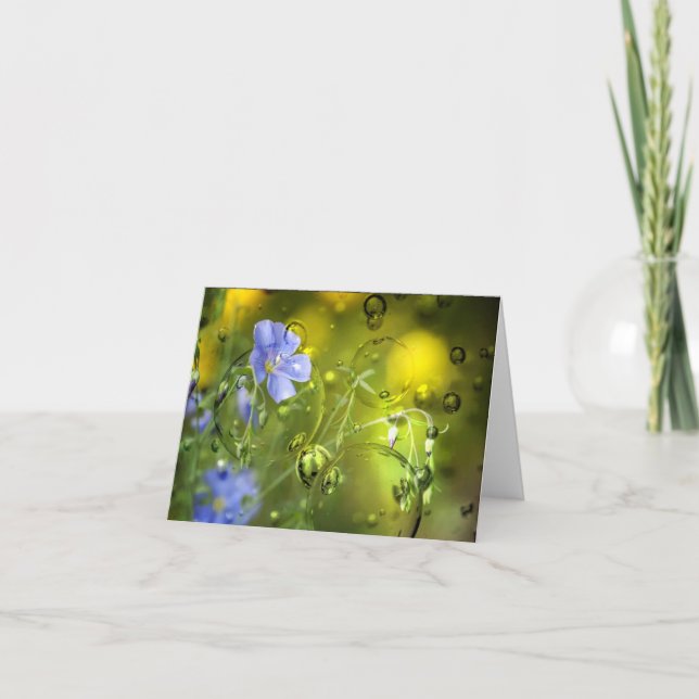 Cartões de agradecimentos dobrado (Frente)