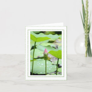 Cartões de agradecimentos dobrado