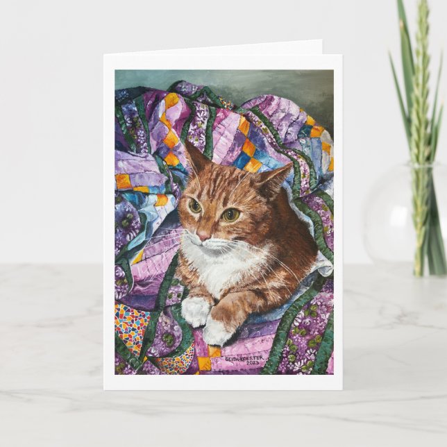 Cartões de agradecimentos Dobrado, Cartão de Anive (Frente)