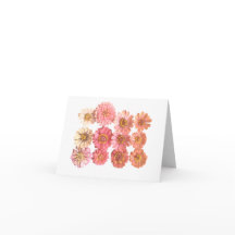 Cartões de agradecimentos Dobrado da Colagem de Zi