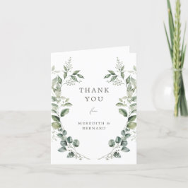 Cartões de agradecimentos Dobrado De Casamento Bot