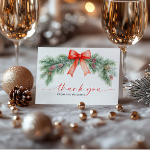 Cartões de agradecimentos Dobrado de Natal do Arco