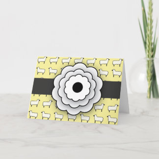 Cartões de agradecimentos dos carneiros