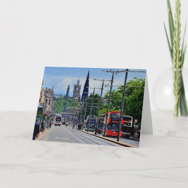 Cartões de agradecimentos Edimburgo Escócia (Frente)