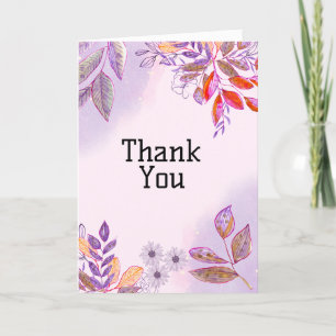 Cartões de agradecimentos Elegante