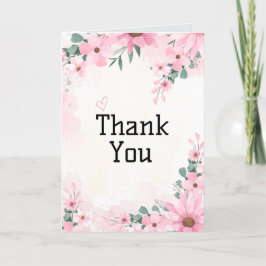 Cartões de agradecimentos Elegante