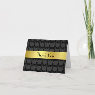 Cartões de agradecimentos Elegante Fleur Di Lys