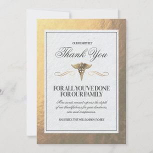 Cartões de agradecimentos Enfermeiro