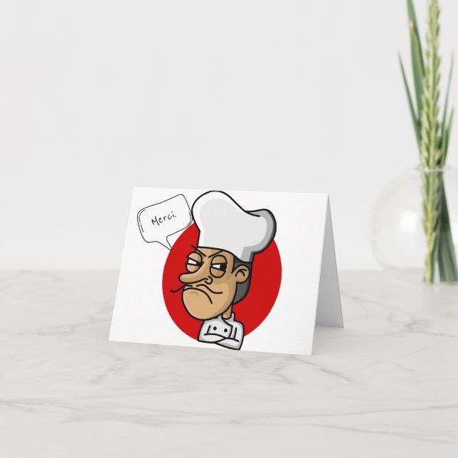 Cartões de agradecimentos engraçado (Frente)