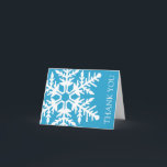 Cartões de agradecimentos enormes do floco de neve<br><div class="desc">Os cartões de agradecimentos enormes do floco de neve (azuis/branco)… estes chique e obrigado elegante você cartão de nota é a maneira perfeita de dizer o obrigado você para todos aqueles presentes do Natal, para os presentes de aniversário do inverno, ou para um casamento do país das maravilhas do inverno....</div>