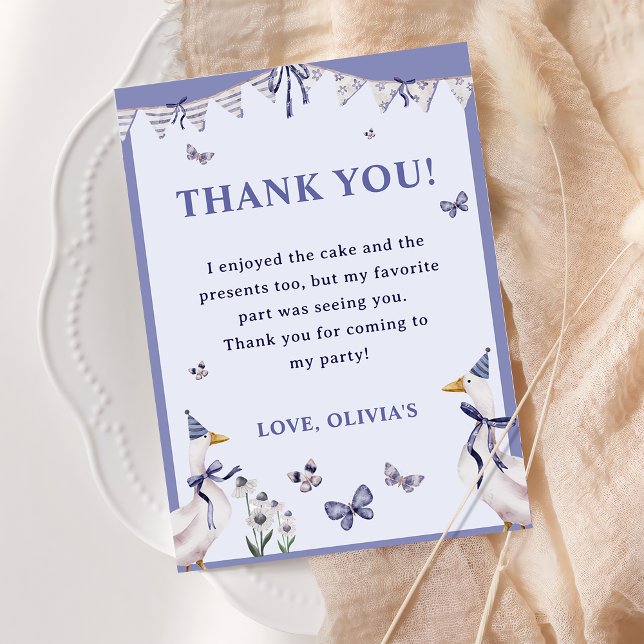 Cartões de agradecimentos Festa de aniversário do  (Criador carregado)