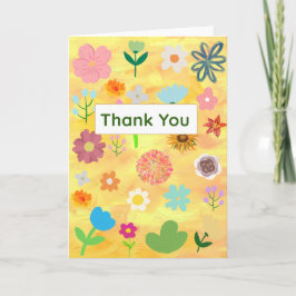 Cartões de agradecimentos flexível e Bonito