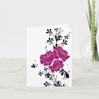 Cartões de agradecimentos florais