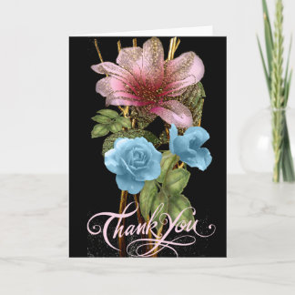 Cartões de agradecimentos Floral