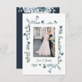 Cartões de agradecimentos Floral de Casamento de F