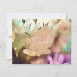 Cartões de agradecimentos Floral Especial