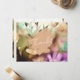 Cartões de agradecimentos Floral Especial